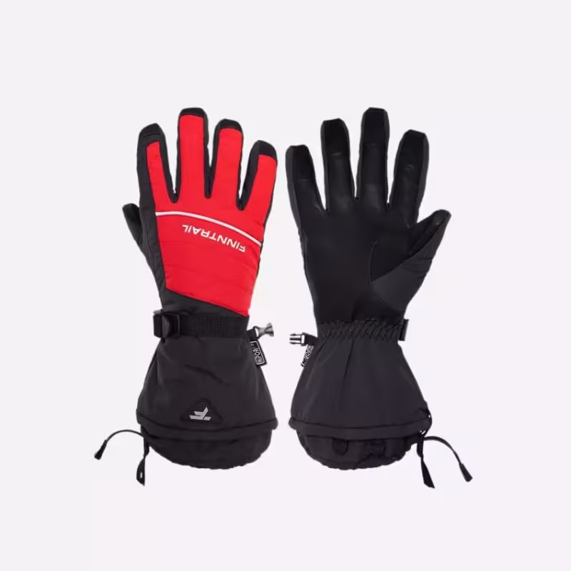Мотоперчатки зимние Finntrail Freeride 2700 Red, красный, размер M