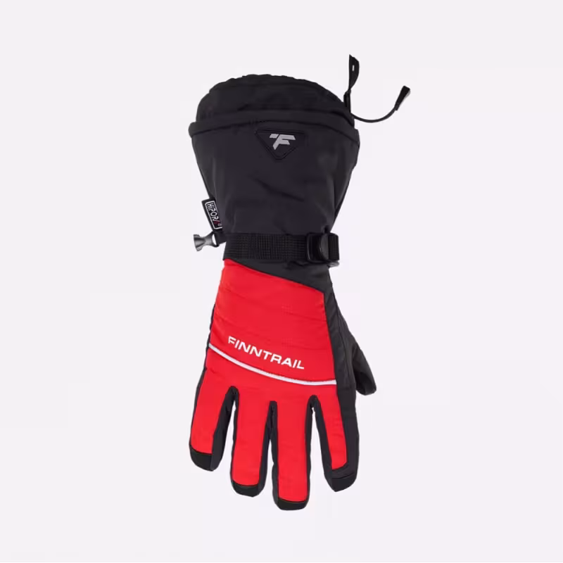 Мотоперчатки зимние Finntrail Freeride 2700 Red, красный, размер XL