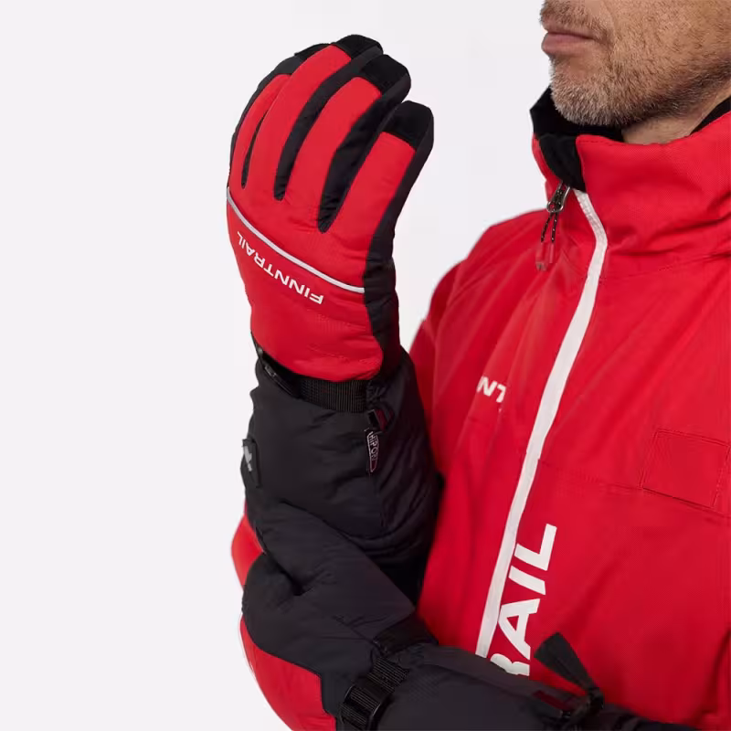 Мотоперчатки зимние Finntrail Freeride 2700 Red, красный, размер XL