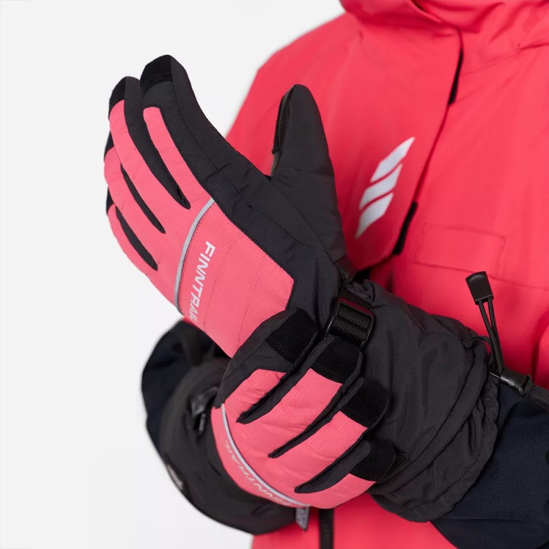 Мотоперчатки зимние Finntrail Freeride 2700 Rosy, розовый, размер S