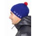 Шапка Moax Tradition Sport 23574M/72500, акрил, синий/красный, размер 58