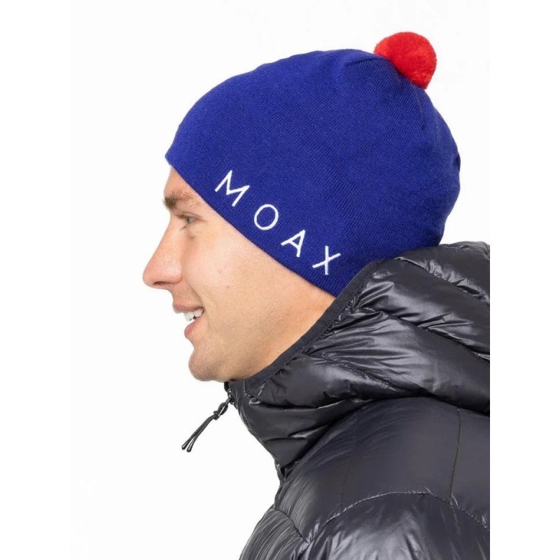 Шапка Moax Tradition Sport 23574M/72500, акрил, синий/красный, размер 58