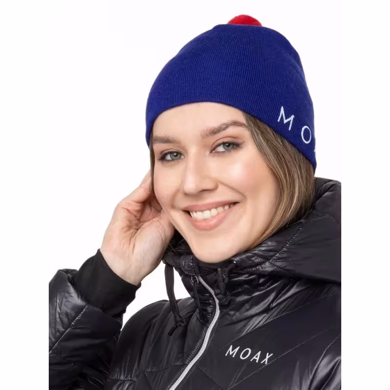 Шапка Moax Tradition Sport 23574M/72500, акрил, синий/красный, размер 58