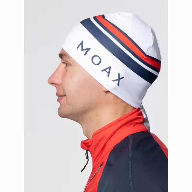Шапка Moax Race 23518M/00020, полиэстер, белый, размер 58
