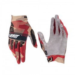 Велоперчатки Leatt Moto 2.5 X-Flow Glove RubyStone, красный/бежевый, размер XL