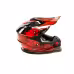 Мотошлем детский GTX 632S, черный/красный, размер М