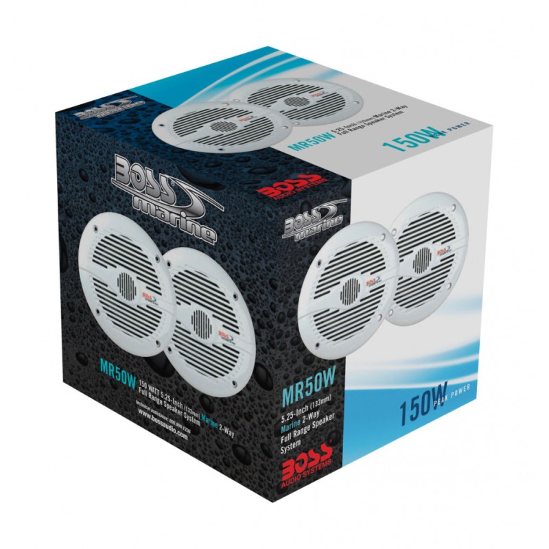Динамики влагозащищенные Boss Marine MR50W, комплект 2 шт