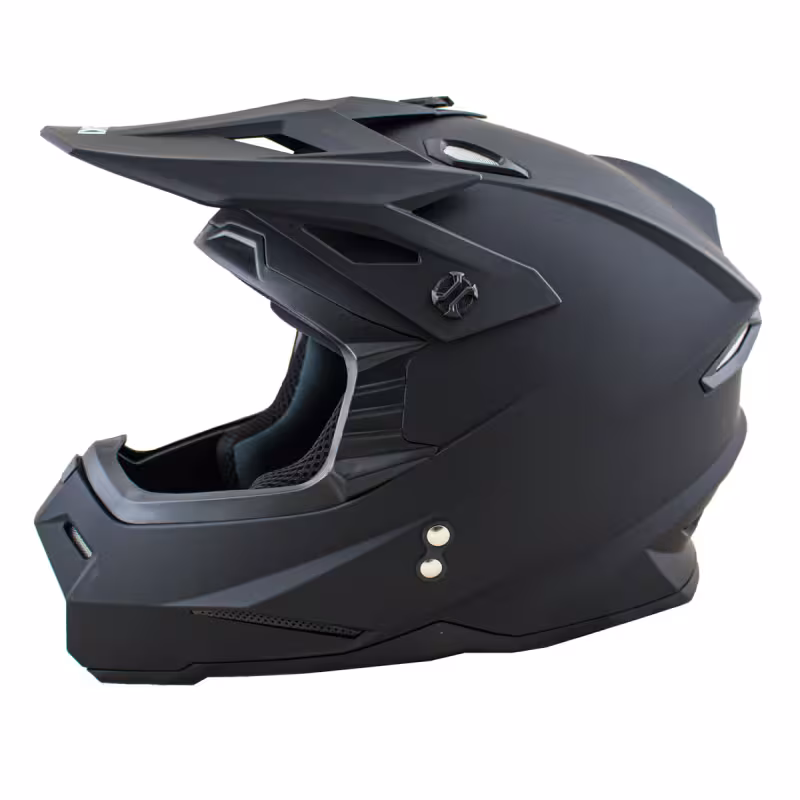 Мотошлем Ataki JK801 Solid, черный матовый, размер XL