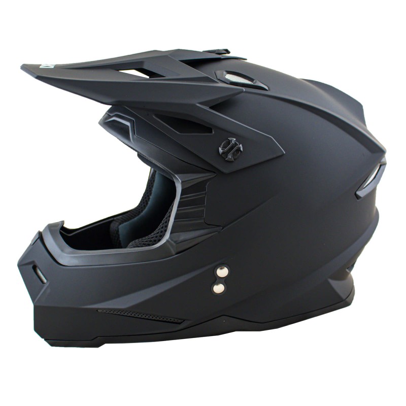 Мотошлем Ataki JK801 Solid, черный матовый, размер XL