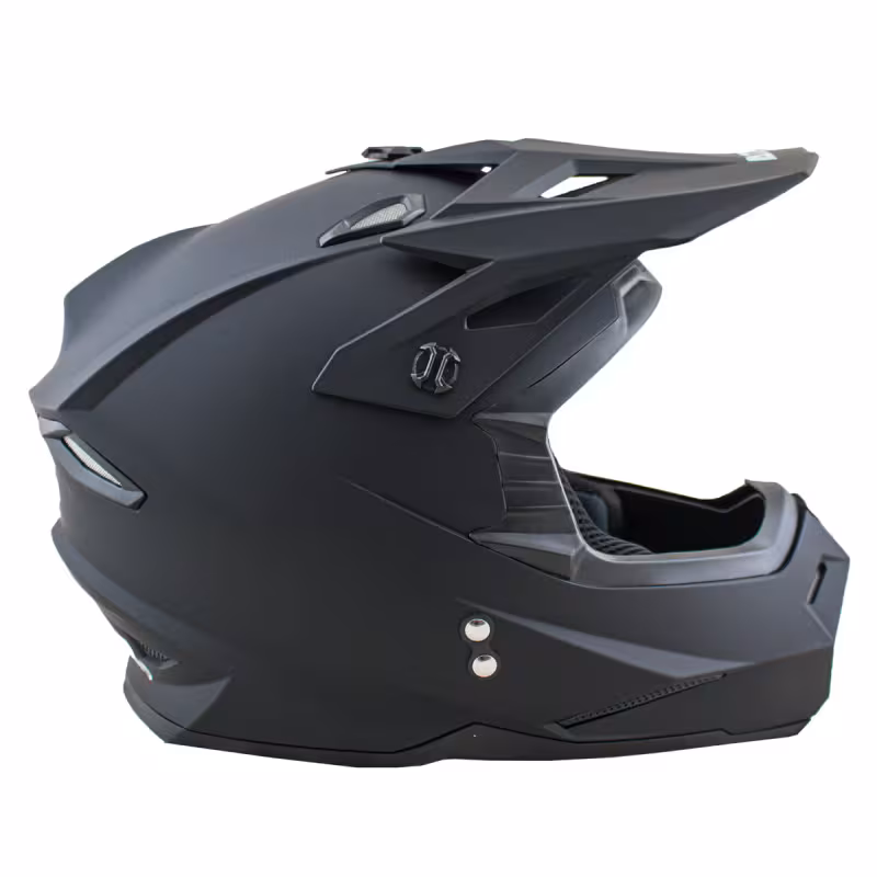 Мотошлем Ataki JK801 Solid, черный матовый, размер XL