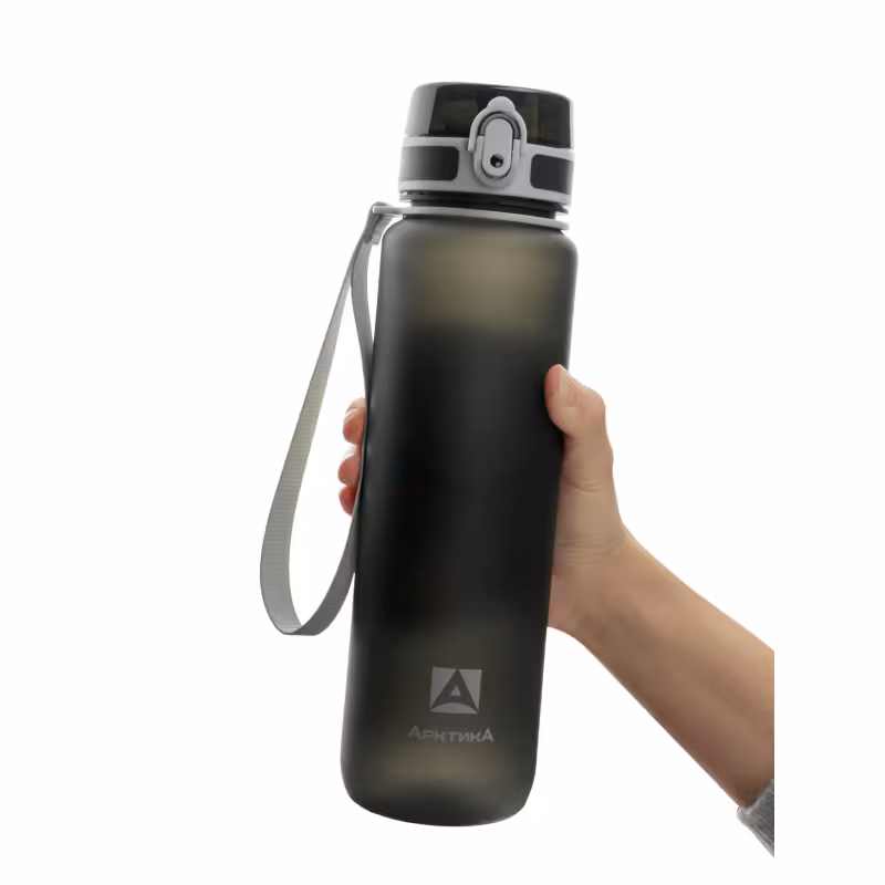 Бутылка тритановая Арктика 720-1000, 1 л, черный матовый