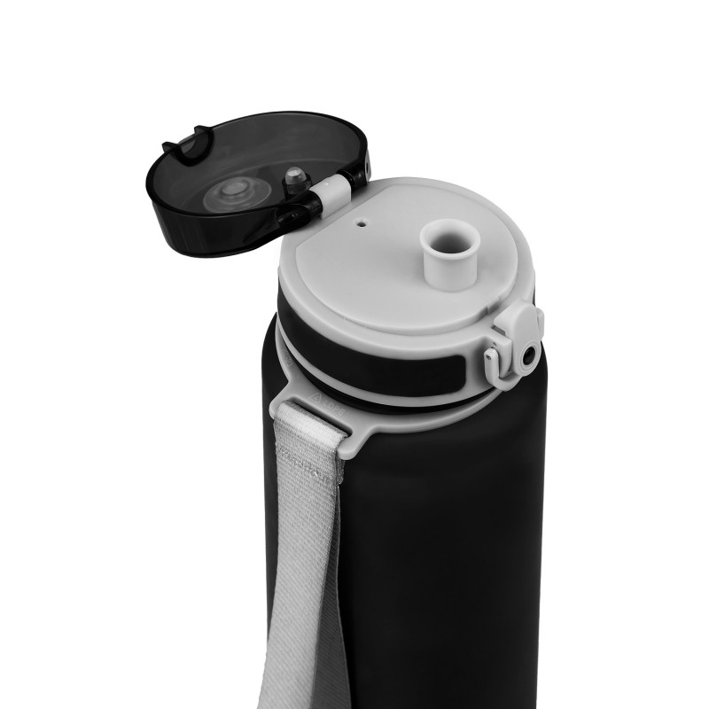 Бутылка тритановая Арктика 720-1000, 1 л, черный матовый