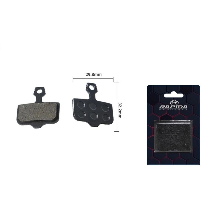 Колодки тормозные Rapida  JL-02D для Avid Elixir, Kugoo M5, SRAM XX, XO, XXWS, DB1, DB3, DB5