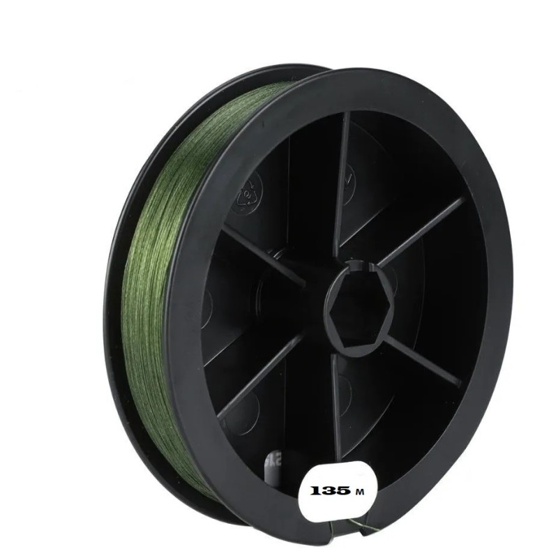 Леска плетеная Sufix SFX 4X зеленая, 135 м, 0.33 мм, 23 кг, PE 4