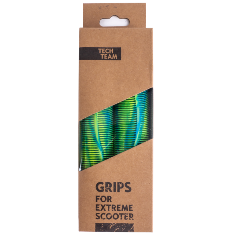 Грипсы для самоката Tech Team Fish NN011797, 170 мм, зеленый