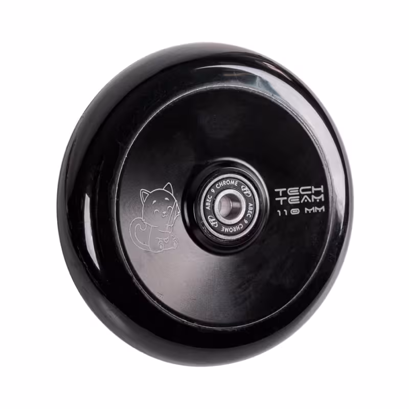 Колесо для самоката Tech Team Cat black, 110 мм, черный