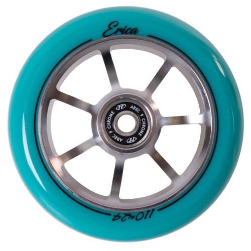 Колесо для самоката Tech Team Erica emerald, 110 мм, бирюзовый