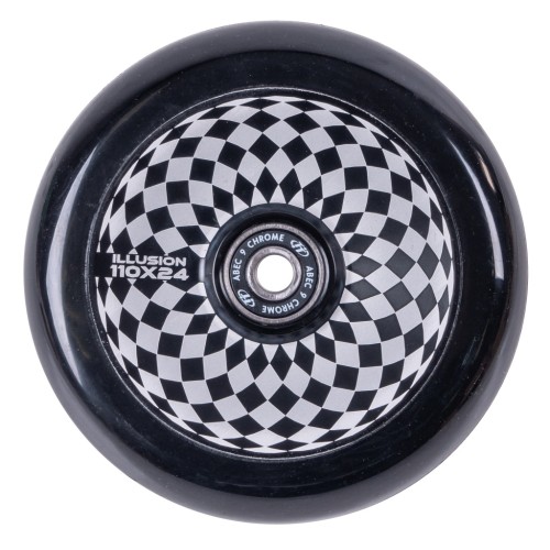 Колесо для самоката Tech Team Illusion black, 110 мм, черный