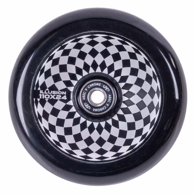Колесо для самоката Tech Team Illusion black, 110 мм, черный