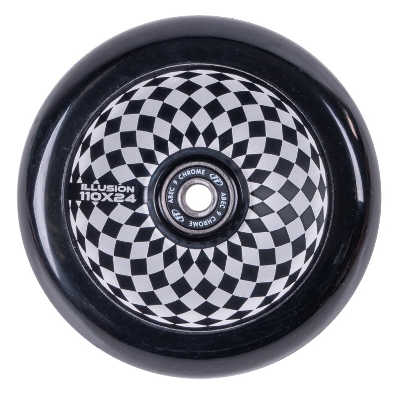 Колесо для самоката Tech Team Illusion black, 110 мм, черный