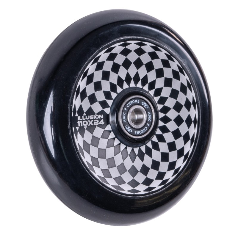 Колесо для самоката Tech Team Illusion black, 110 мм, черный