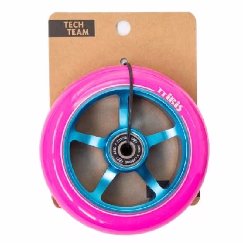 Колесо для самоката Tech Team Iris pink, 110 мм, розовый