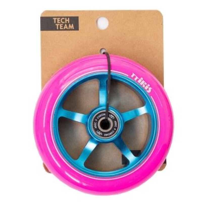 Колесо для самоката Tech Team Iris pink, 110 мм, розовый