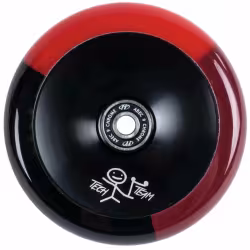 Колесо для самоката Tech Team Viola Red, 110 мм, черный/красный