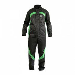 Костюм мужской Grass Автомойщик , черный/зеленый, размер 96-100, 182-188 см
