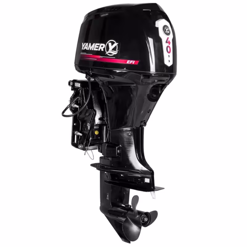 Лодка алюминиевая VBoats Волжанка 44 Fish (44F 29 D424) с мотором Yamery EF40FEL-T