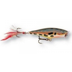 Воблер плавающий Rapala Skitter Pop 05, 5 см, 7 гр, цвет F
