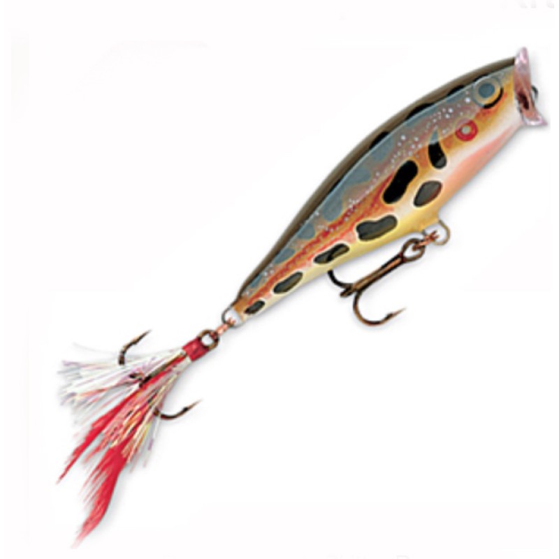 Воблер плавающий Rapala Skitter Pop 05, 5 см, 7 гр, цвет F