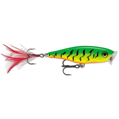 Воблер плавающий Rapala Skitter Pop 05, 5 см, 7 гр, цвет FT