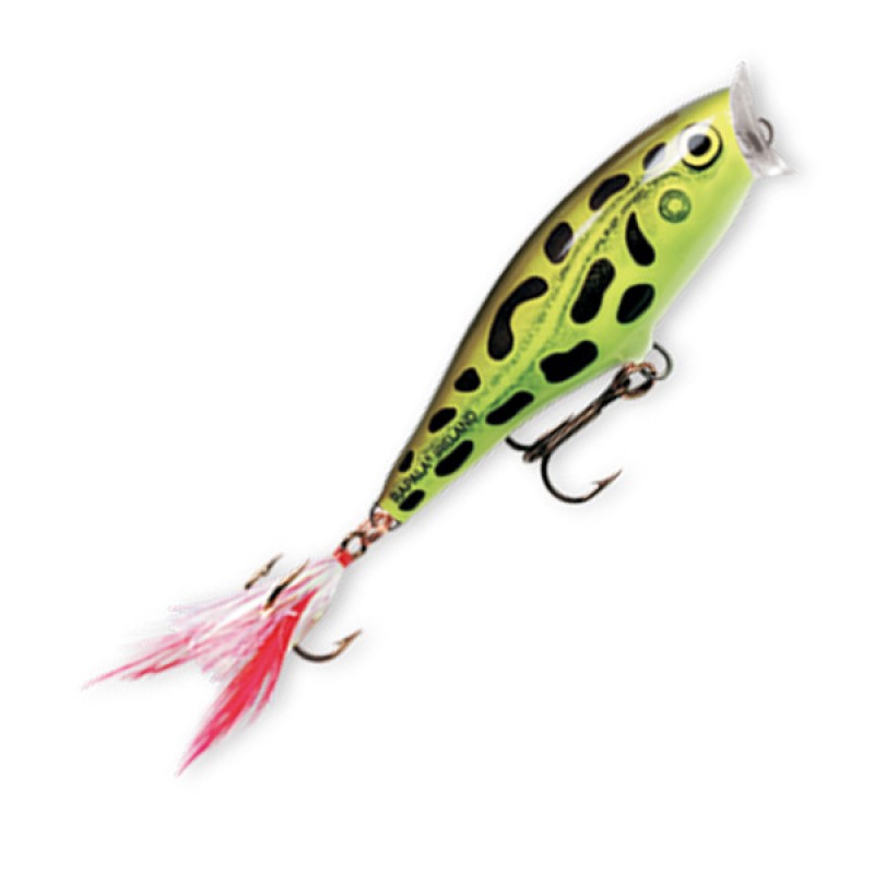 Воблер плавающий Rapala Skitter Pop 05, 5 см, 7 гр, цвет LF
