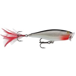 Воблер плавающий Rapala Skitter Pop 05, 5 см, 7 гр, цвет S