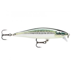 Воблер плавающий Rapala Flat Rap FLR08-BLK, 80 мм, 7 г.