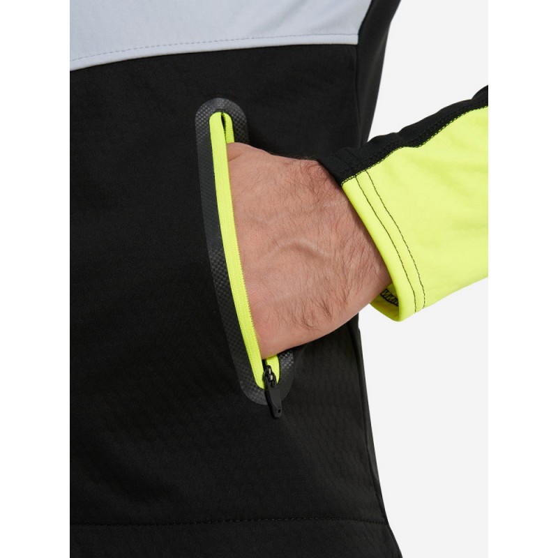 Куртка мужская Fischer Softshell Warm, черный/серый, размер 50