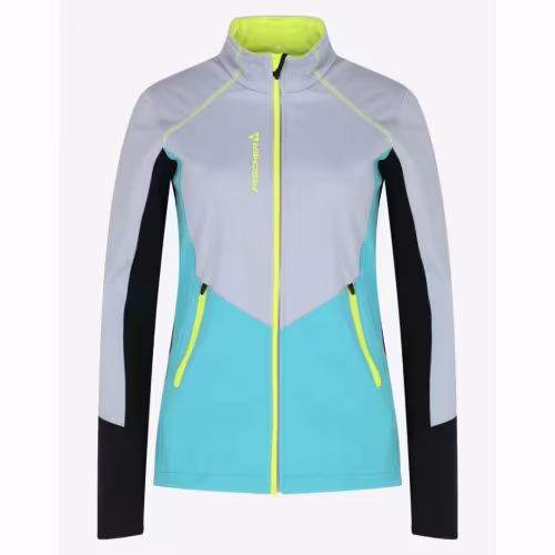 Куртка женская Fischer Softshell Warm, бирюзовый/серый, размер 44