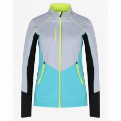 Куртка женская Fischer Softshell Warm, бирюзовый/серый, размер 50