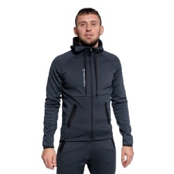 Толстовка мужская Fischer Mellow, графит, размер 48