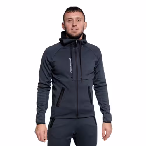 Толстовка мужская Fischer Mellow, графит, размер 50