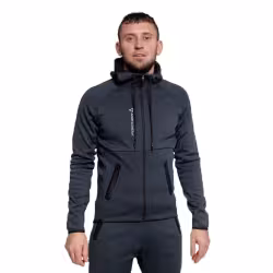 Толстовка мужская Fischer Mellow, графит, размер 56