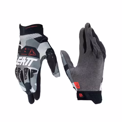 Велоперчатки Leatt Moto 2.5 WindBlock Glove Forge, серый/черный, размер M