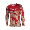 Джерси мужское Leatt Moto 5.5 UltraWeld Jersey RubyStone, полиэстер, красный/коричневый, размер L
