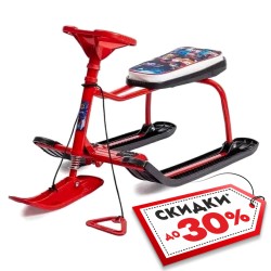 Снегокат Nika Kids Тимка Спорт Робот, красный