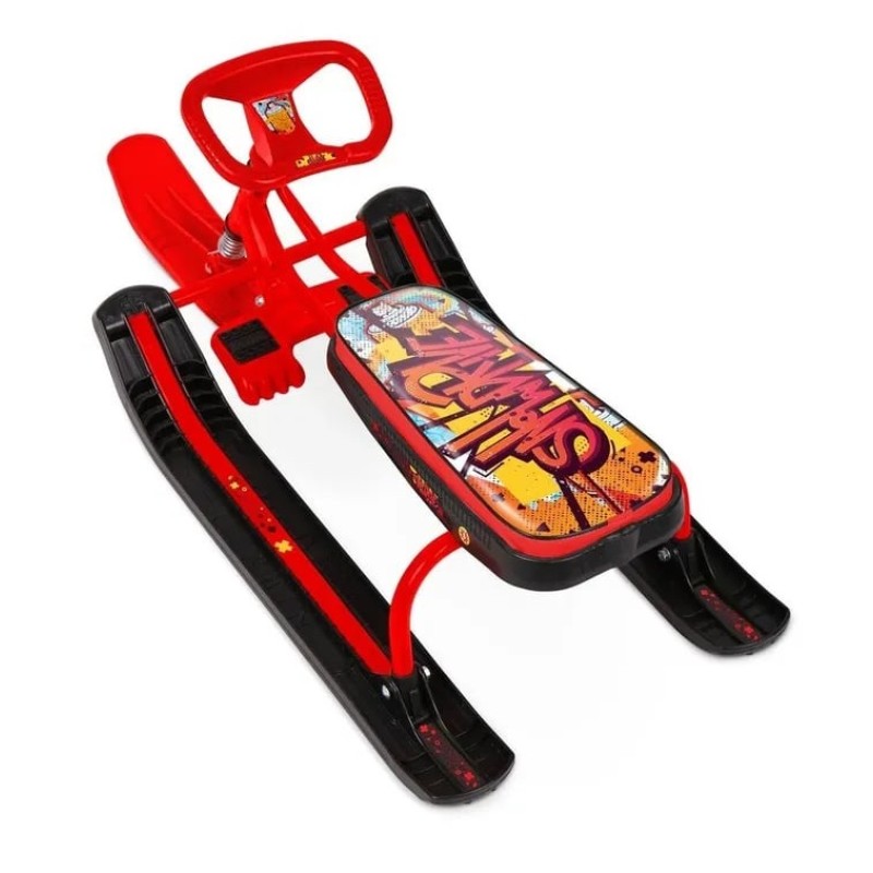 Снегокат Nika Kids Тимка Спорт Граффити, красный