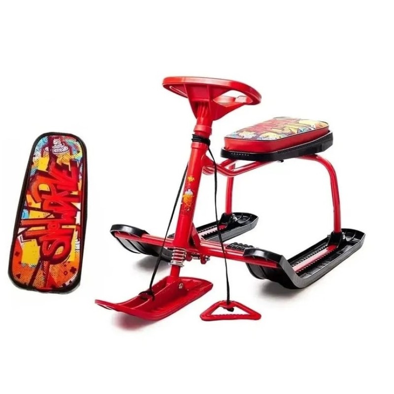 Снегокат Nika Kids Тимка Спорт Граффити, красный