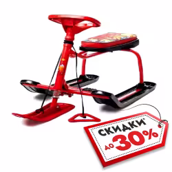 Снегокат Nika Kids Тимка Спорт Граффити, красный