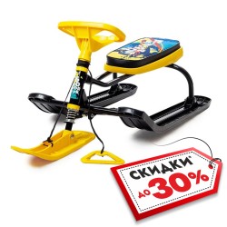 Снегокат Nika Kids Тимка Спорт Winter sport, желтый