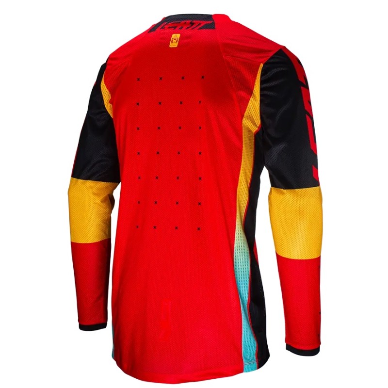 Джерси мужское Leatt Moto 4.5 Lite Jersey Red, полиэстер, красный, размер L (50)